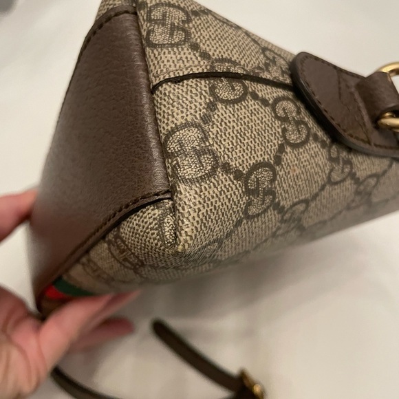 Gucci Ophidia GG leather crossbody bag - Picture 9 of 15